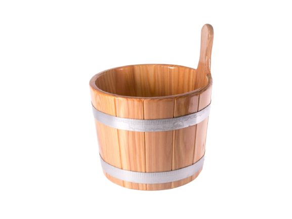 Sauna Kübel, Lärche lackiert