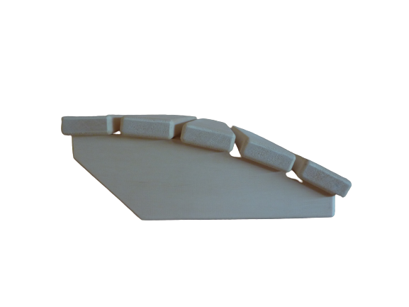 Kopfstütze, gewölbt