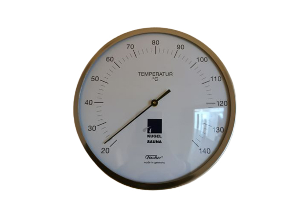 Thermometer mit Metallrahmen