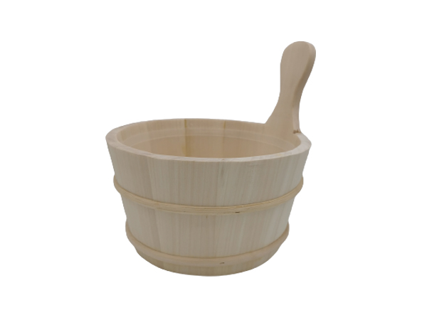 Sauna Kübel aus Espe